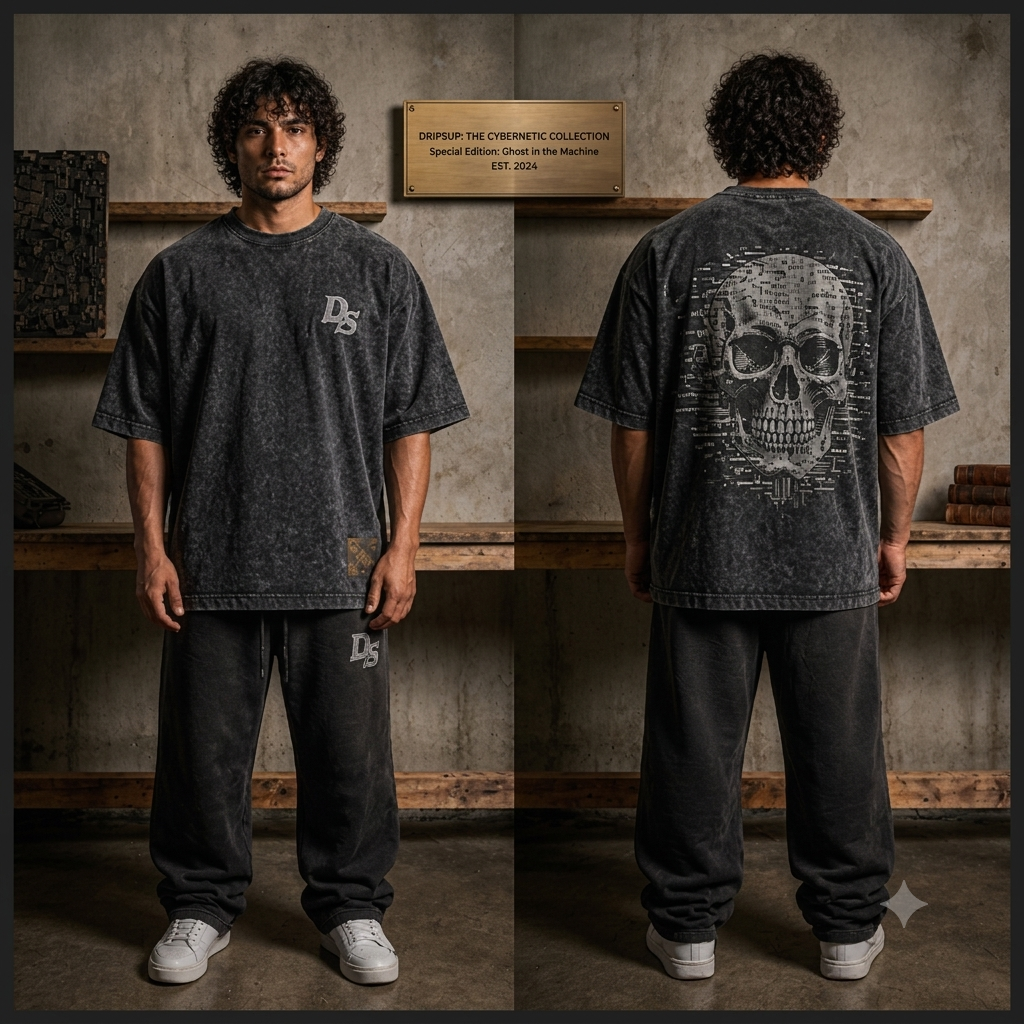 Ghost in the Machine Tee — Charcoal