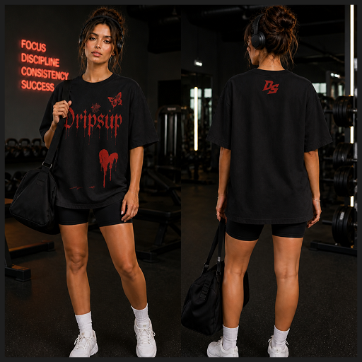 Heartbreaker Tee — Black / Charcoal / White (3 colorways)