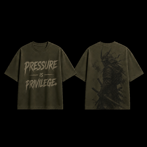 Pressure Is Privilege Tee — Olive